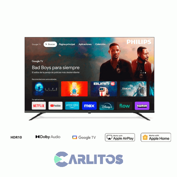 Smart TV Led 58"  4K Ultra HD Philips 58pud7310/77