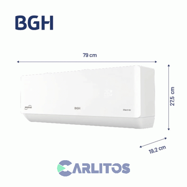 Aire Acondicionado Split Inverter Bgh 3500 Watts -Frio/calor Bsi35wclw