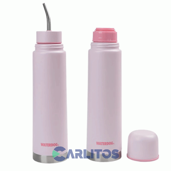Termo Automate Waterdog 2 En 1 Acero Inoxidable 700 CC Rosa Yunta700pk