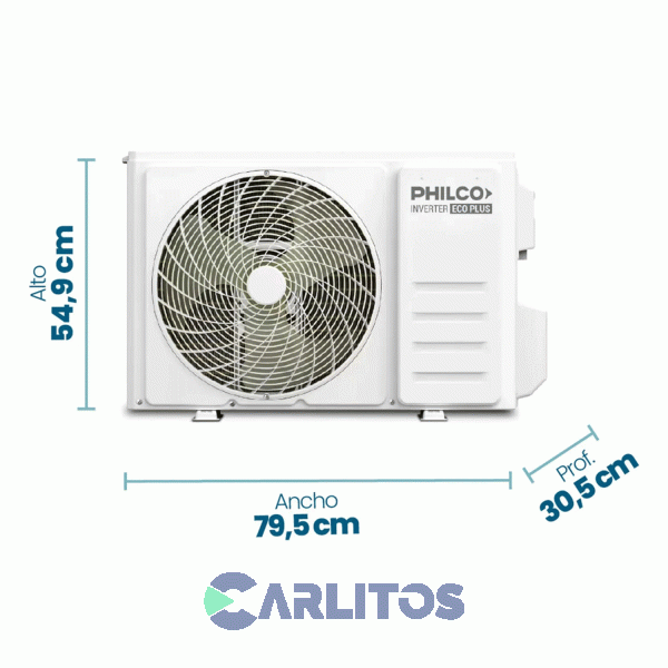 Aire Acondicionado Split Inverter Philco 5500 Watts Frio/calor Phin55ha2an