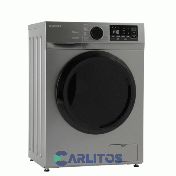 Lavarropa Carga Frontal Smartlife Inverter 8 KG 1400 Rpm Gris Sl-wmI081400g