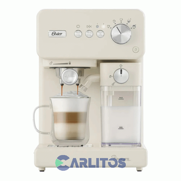 Cafetera Express Oster Automatica Primalatte Blanca15 Bares Bvstem6604w