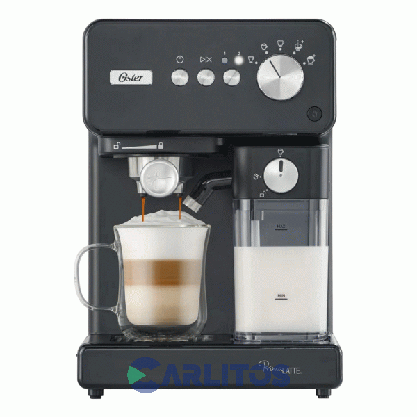 Cafetera Express Oster Automatica Primalatte Negra 15 Bares Bvstem6604bar