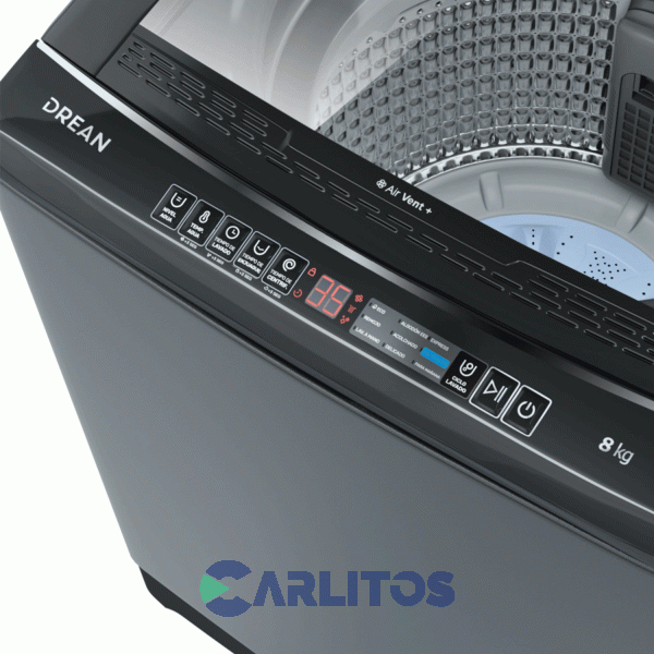 Lavarropa Carga Superior Drean 8 KG - 660 RPM Gris Lpdr0865ilg
