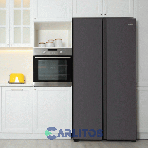 Heladera No Frost Side By Side Philco Inverter 428 Litros Negra Phsb450n