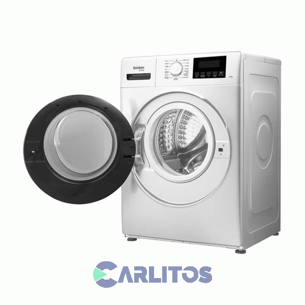 Lavarropa Carga Frontal Eslabon De Lujo Inverter 6 KG - 1200 RPM Blanco Enq06ab