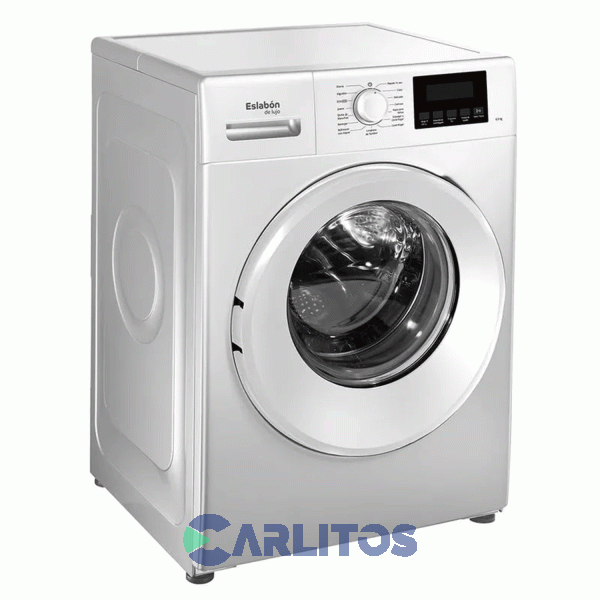 Lavarropa Carga Frontal Eslabon De Lujo Inverter 6 KG - 1200 RPM Blanco Enq06ab