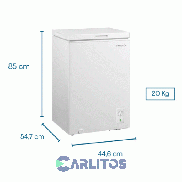 Freezer Horizontal Philco 100 Litros Inverter Blanco Phch099bi