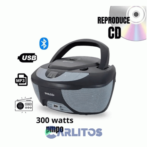 Radiograbador Philco Con Cd- Usb - Mp3 Arp-2900btp