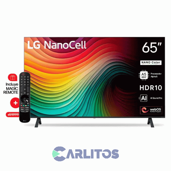 Smart Tv Led 65" 4K Nano Cell LG 65nano80tsa