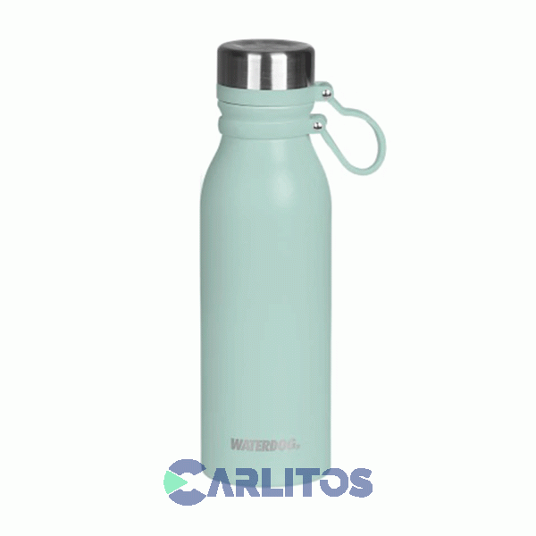 Botella De Acero Inoxidable Waterdog 600 Cc Buho600pg Verde Paraiso