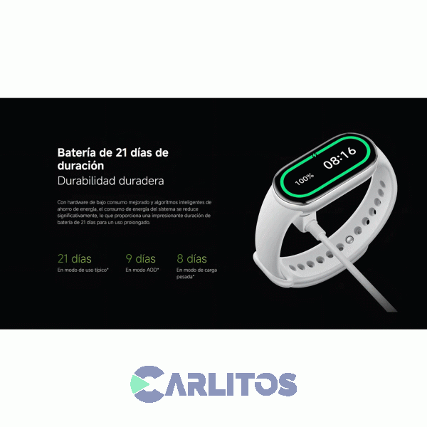 Reloj Inteligente Xiaomi Smart Band 10 Bhr07pygl Negro
