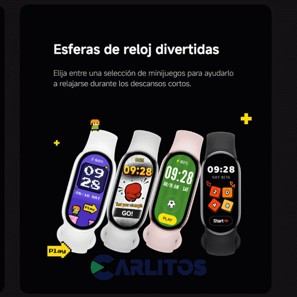 Reloj Inteligente Xiaomi Smart Band 10 Bhr07pygl Negro