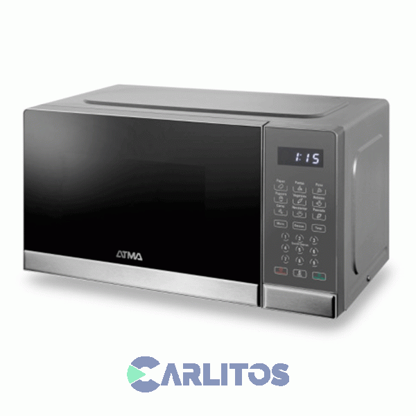 Microondas Digital Atma 20 Litros Gris Watds20ucp