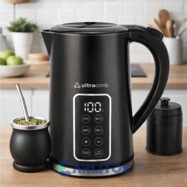 Pava Eletrica Digital Ultracomb Negra Pe4930