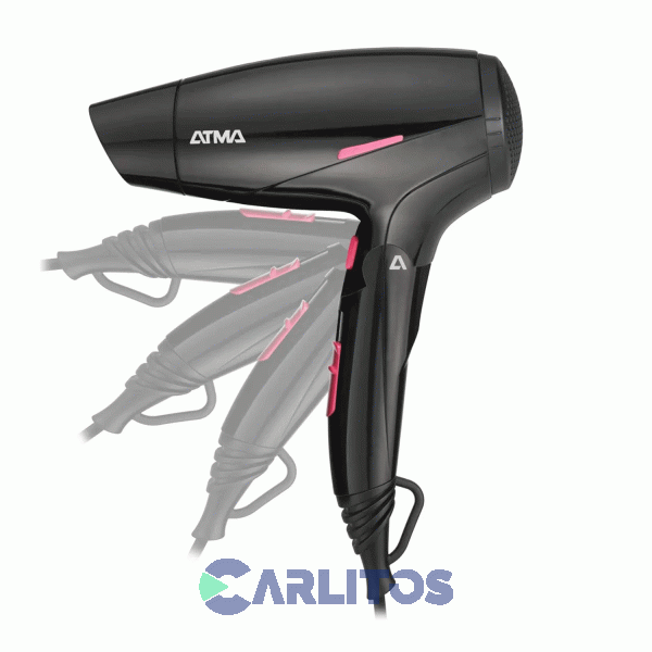 Secador De Pelo Atma Plegable 1600 Watts Sp8965p