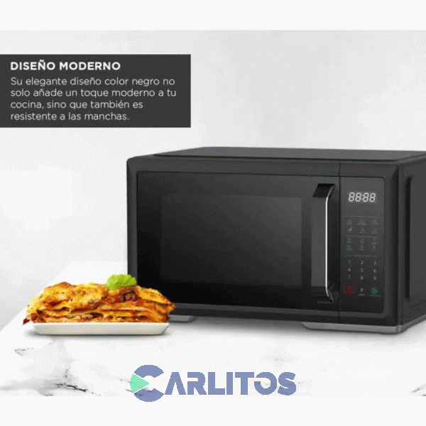 Microondas Digital Con Grill Atma 28 Litros Negro Matdgb28ubn