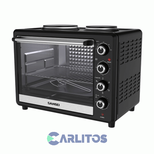 Horno Electrico Sansei 63 Litros - 2 Anafes Hgcsa6324auapi