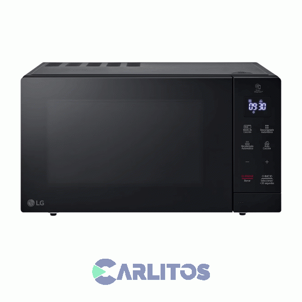 Microondas Digital Con Grill Lg 30 Litros Negro Mh7032jas