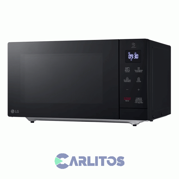 Microondas Digital Con Grill Lg 30 Litros Negro Mh7032jas
