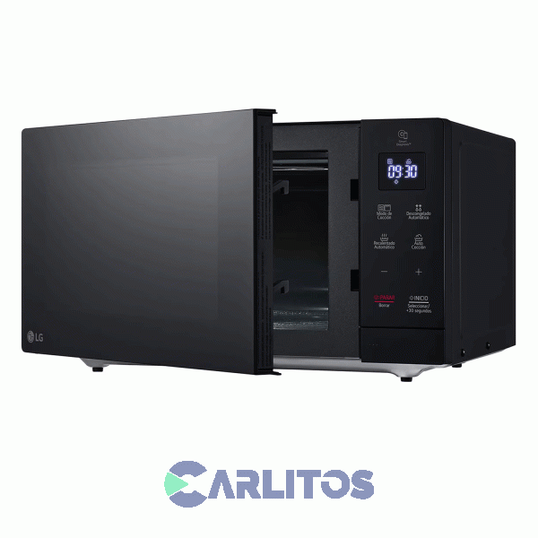 Microondas Digital Con Grill Lg 30 Litros Negro Mh7032jas