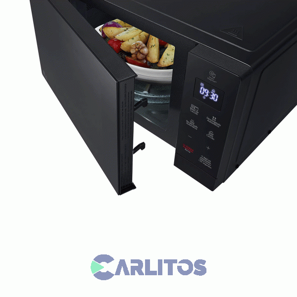 Microondas Digital Con Grill Lg 30 Litros Negro Mh7032jas