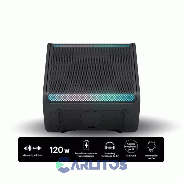 Parlante Portatil Lg Con Bluetooth Y Bateria 120 Watts Stage301