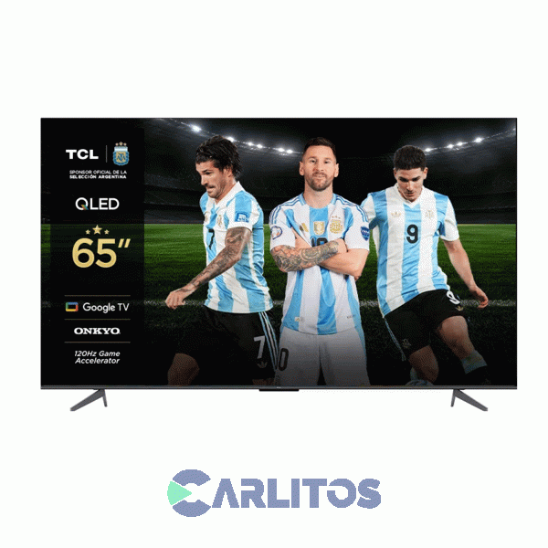 Smart TV QLed 65" 4K Ultra HD Tcl Con Google TV 65c655a-f