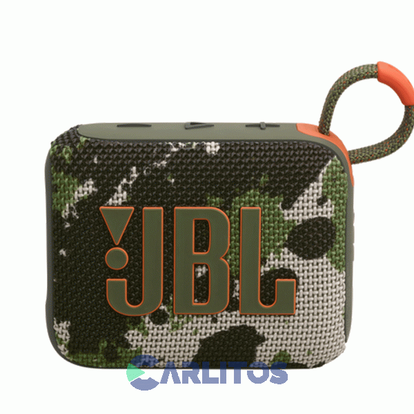 Parlante Port&aacute;til Jbl Con Bluetooth Y Bater&iacute;a 4.2 Watts Rms Go 4 squad Camuflado