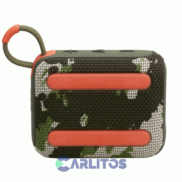 Parlante Port&aacute;til Jbl Con Bluetooth Y Bater&iacute;a 4.2 Watts Rms Go 4 squad Camuflado