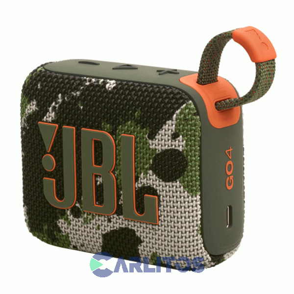 Parlante Port&aacute;til Jbl Con Bluetooth Y Bater&iacute;a 4.2 Watts Rms Go 4 squad Camuflado