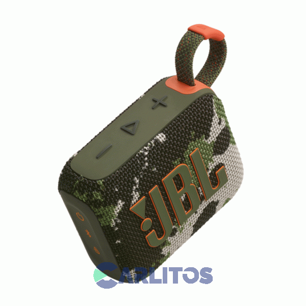 Parlante Port&aacute;til Jbl Con Bluetooth Y Bater&iacute;a 4.2 Watts Rms Go 4 squad Camuflado