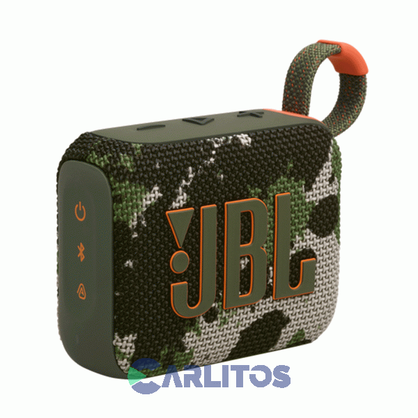 Parlante Port&aacute;til Jbl Con Bluetooth Y Bater&iacute;a 4.2 Watts Rms Go 4 squad Camuflado