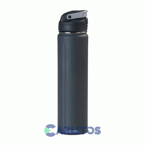Botella De Acero Inoxidable Waterdog Acua750dgf Gris