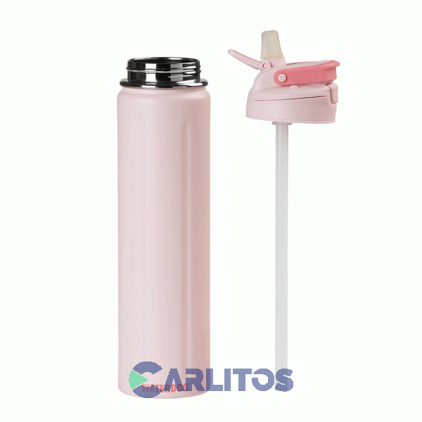 Botella De Acero Inoxidable Waterdog Acua750pk Rosa