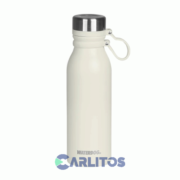 Botella De Acero Inoxidable 600 Cc Waterdog Buho600z Ceniza