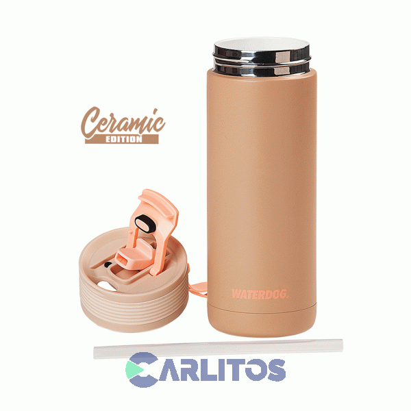 Botella De Acero Inoxidable Waterdog 590 Cc Bonnie590ca Camel