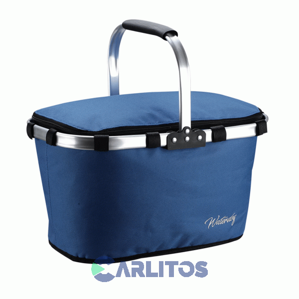 Canasta De Picnic Plegable Termica Waterdog Azul