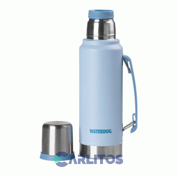 Termo De Mate Waterdog Con Manija 1 Litro Ombu Azul Aero