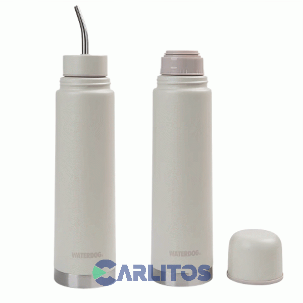 Termo Automate Waterdog 2 En 1 Acero Inoxidable 700 CC Ceniza Yunta700cz