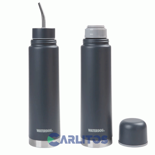Termo Automate Waterdog 2 En 1 Acero Inoxidable 700 CC Gris Grafito Yunta700dgf