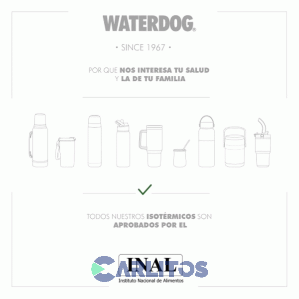 Mate Waterdog Legendario Cl&aacute;sico 240 Ml Zoilo240ba Azul Aero