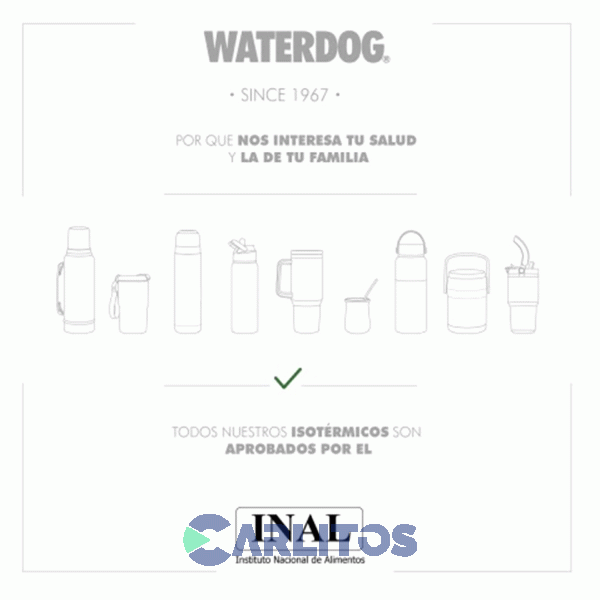Mate Waterdog Legendario Cl&aacute;sico 240 Ml Zoilo240pg Verde Paraiso