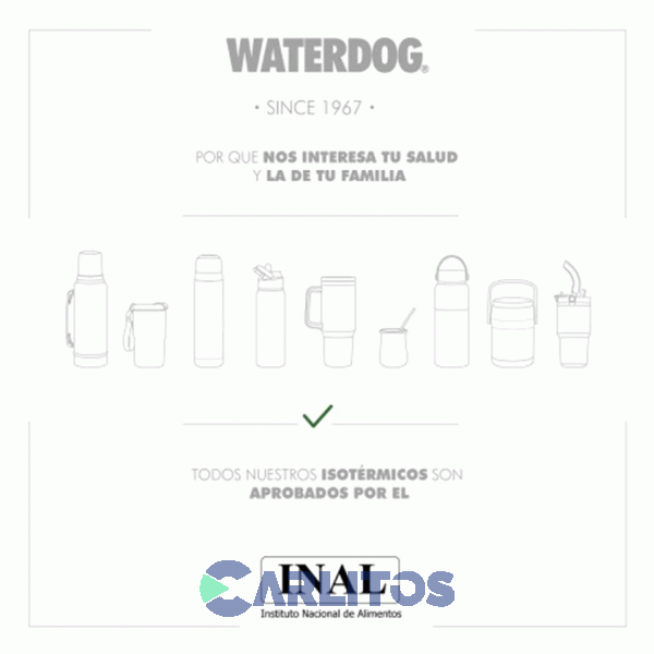 Mate Waterdog Legendario Cl&aacute;sico 240 Ml Zoilo240dgf Dark Grafito