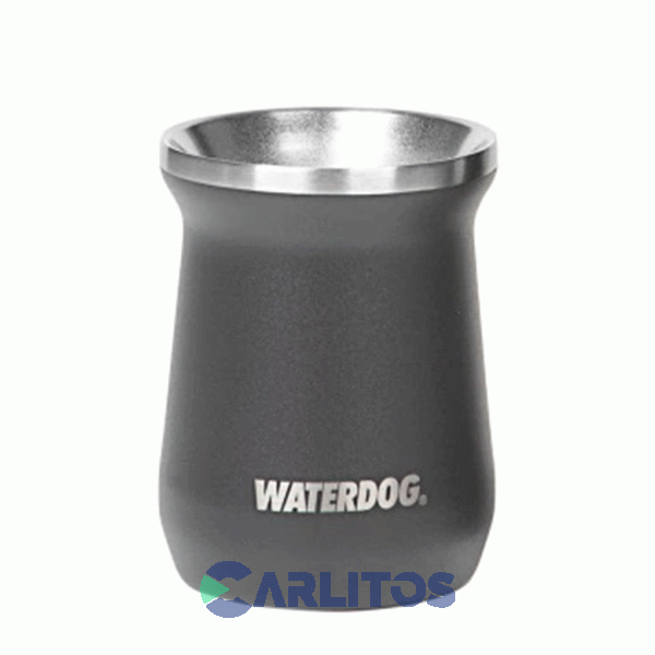 Mate Waterdog Legendario Cl&aacute;sico 240 Ml Zoilo240dgf Dark Grafito
