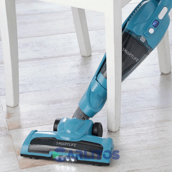 Aspiriradora Sin Bolsa Smartlife Inalambrica 2 En 1-120 Watts Sl-vsrg120b