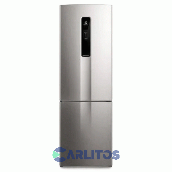 Heladera No Frost Electrolux Inverter 400 Litros Gris Plata Ib6s