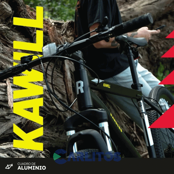 Bicleta Randers Todo Terreno Kawill Disco Mtb 29" Bke-29-Lc - Talle L Negro Y Blanco