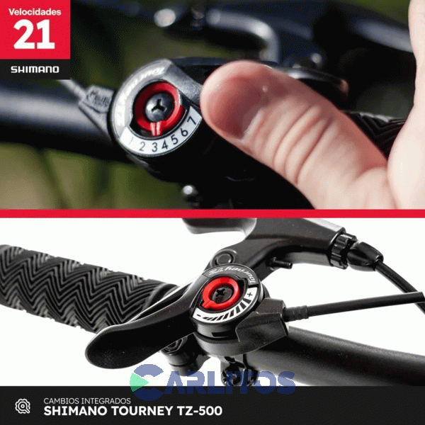 Bicleta Randers Todo Terreno Kawill Disco Mtb 29" Bke-29-Lc - Talle L Negro Y Blanco