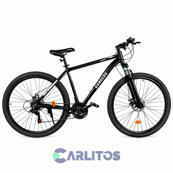 Bicleta Randers Todo Terreno Kawill Disco Mtb 29" Bke-29-Lc - Talle L Negro Y Blanco